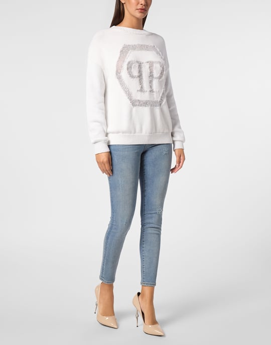 Pullover Ronde Hals Hexagon - Image 3