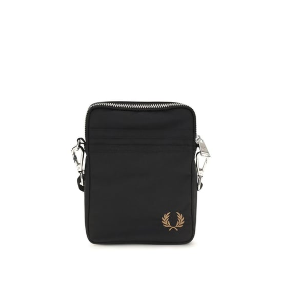 Fred Perry Zwarte Nylon Schoudertas - Image 1