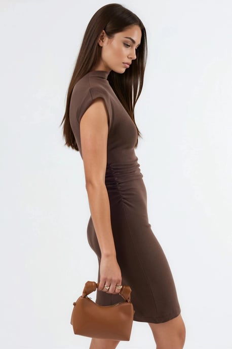 Mouwloze bodycon mini-jurk - Image 2