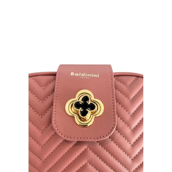 Baldinini Trend Pink PU Women Crossbody Bag - Image 6