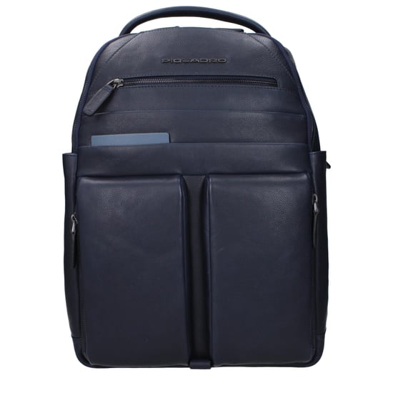 Piquadro Blauw Leren Rugzak - Image 1