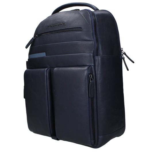 Piquadro Blauw Leren Rugzak - Image 2