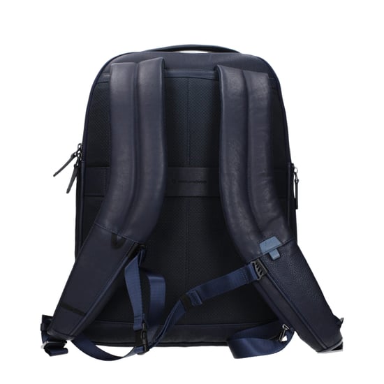 Piquadro Blauw Leren Rugzak - Image 3