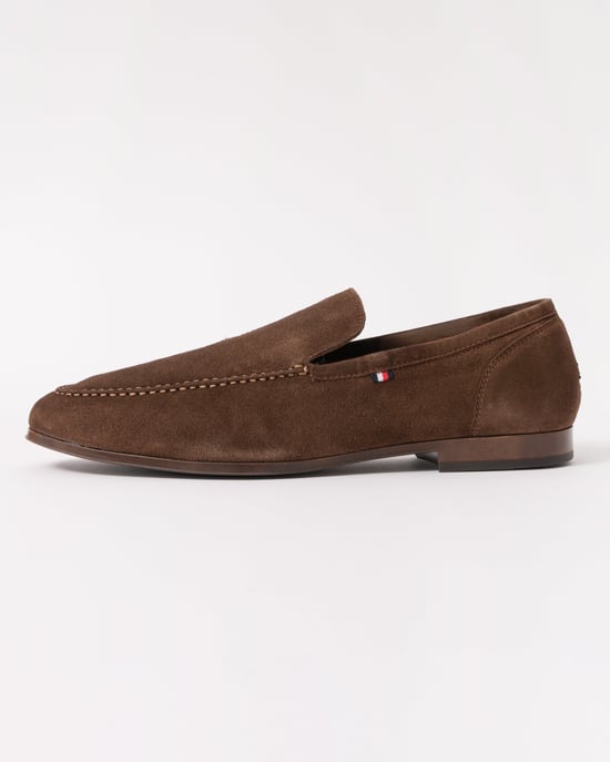Legacy Flexible Suede Loafer in Dark Brown Shoes - Image 2