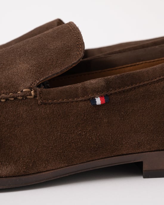 Legacy Flexible Suede Loafer in Dark Brown Shoes - Image 5