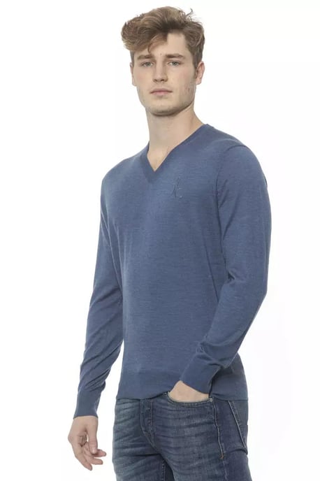 Billionaire Italian Couture Blauw Kasjmier Sweater - Image 2