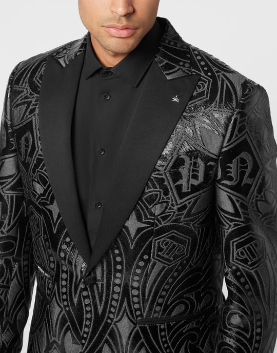 Blazer Lord Pasvorm Gothic Plein - Image 3