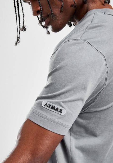 Nike Mens Air Max Tonal T Shirt in Cool Grey - Image 4