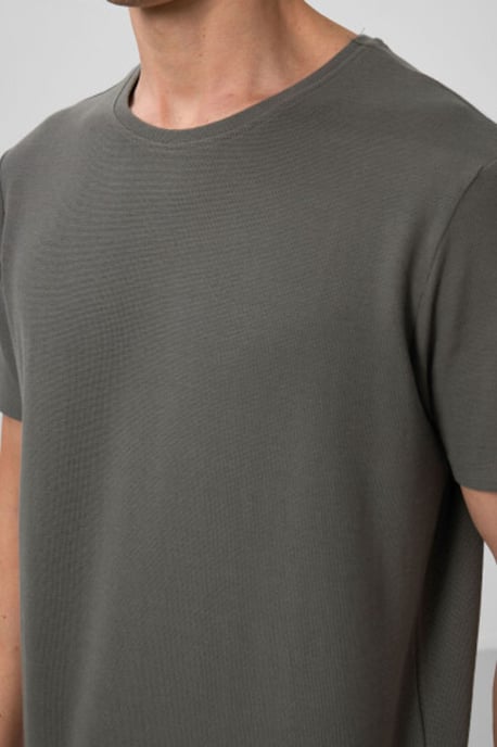 Heren Regular Fit Crew Neck T-shirt - Image 3