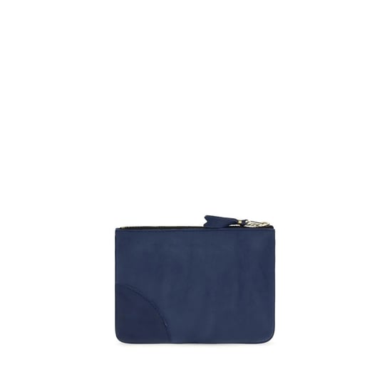 Comme Des Garçons Blauwe Kalfsleren Bos Taurus Portemonnee - Image 2