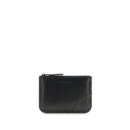 Comme Des Garçons Svart Kalvskinn Bos Taurus Plånbok - Image 1