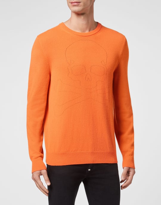 Pullover Round Neck Skull And Plein - Image 2