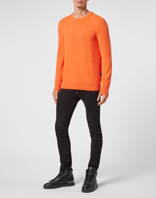 Pullover Round Neck Skull And Plein - Image 4