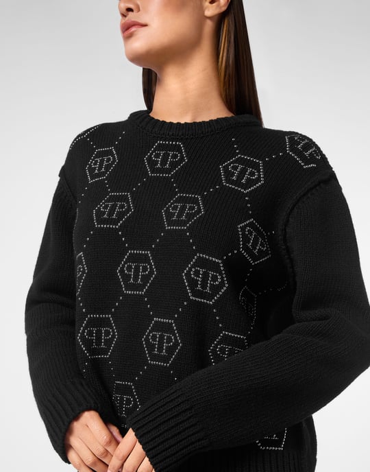 Pullover Ronde Hals Monogram - Image 5