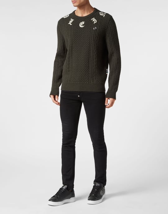 Pullover Med Rund Hals Monogram - Image 3