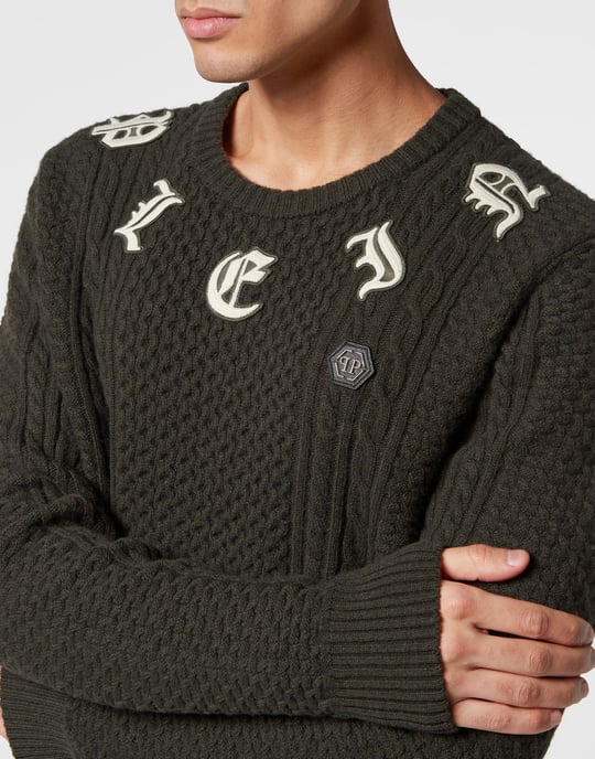 Pullover Med Rund Hals Monogram - Image 5