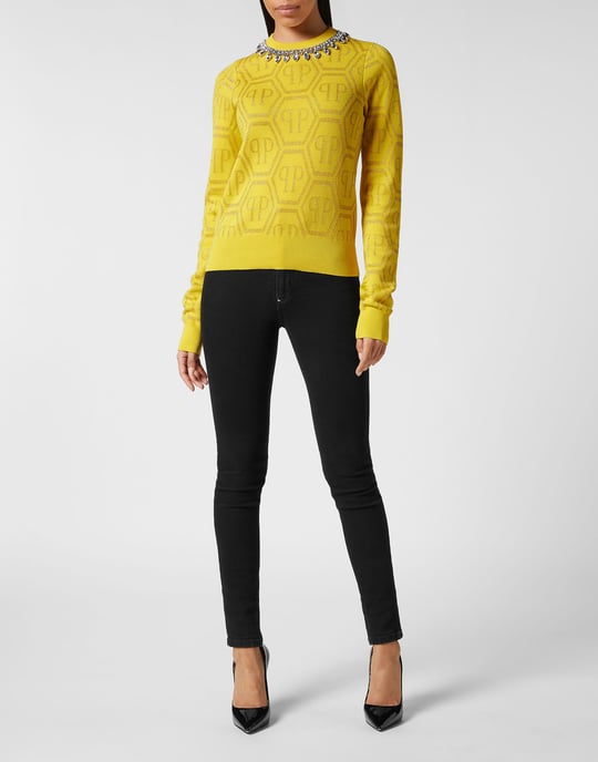 Pullover Ronde Hals Monogram - Image 4