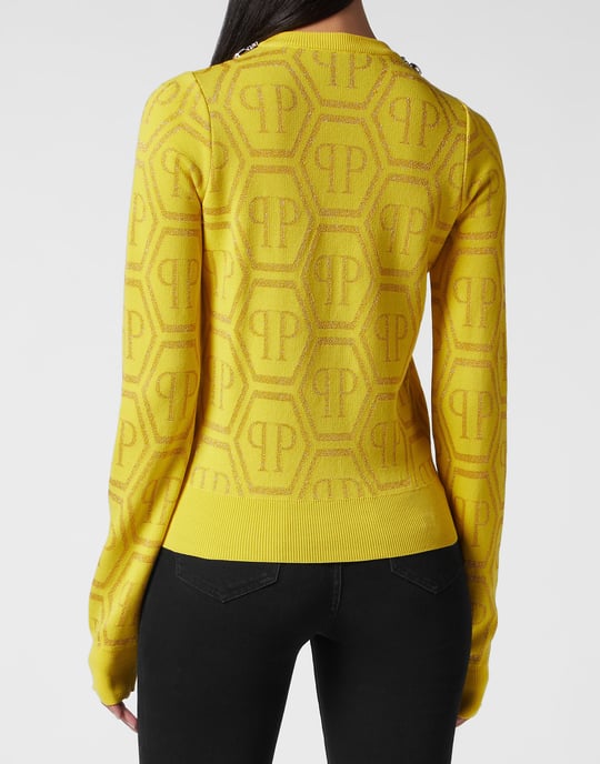 Pullover Ronde Hals Monogram - Image 5