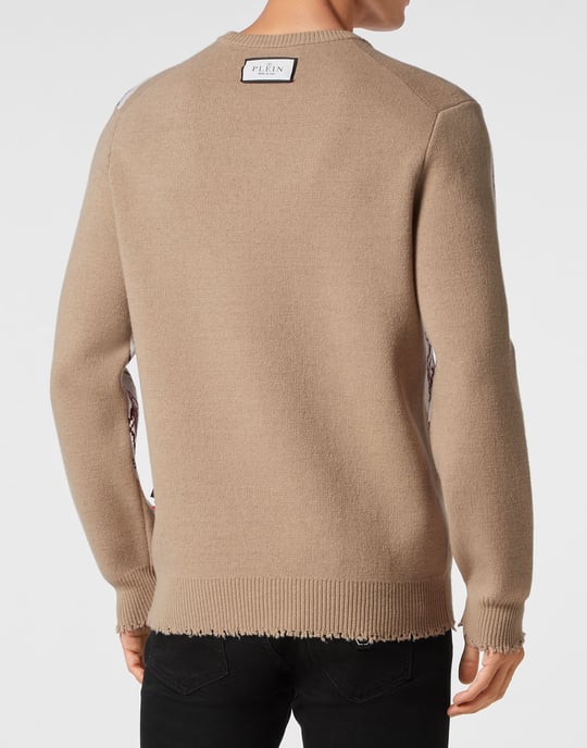 Pullover Med Rund Hals Skull - Image 5