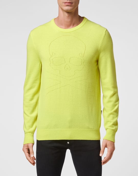 Pullover Round Neck Skull And Plein - Image 2