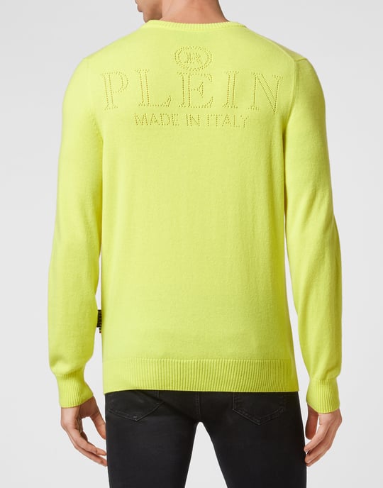 Pullover Round Neck Skull And Plein - Image 5