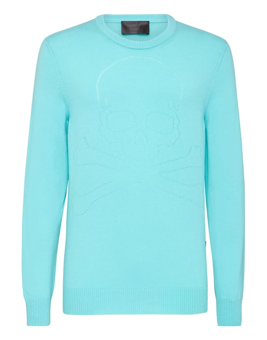 Pullover Round Neck Skull And Plein - Image 1