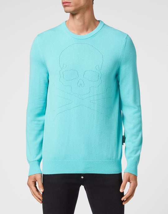 Pullover Round Neck Skull And Plein - Image 2