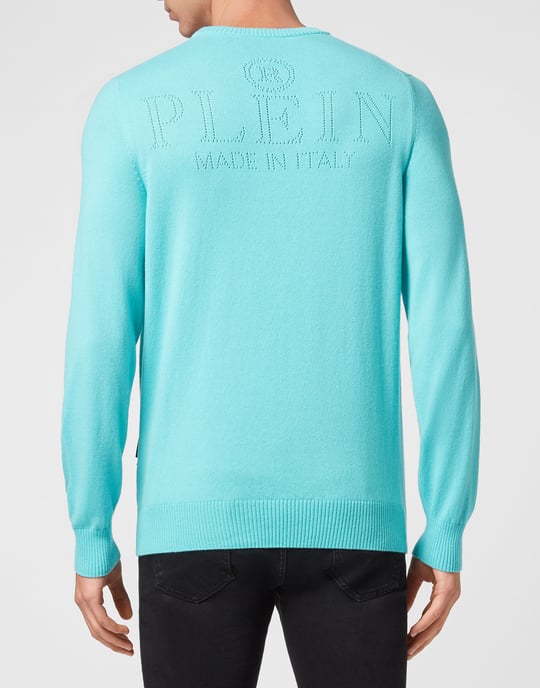 Pullover Round Neck Skull And Plein - Image 3