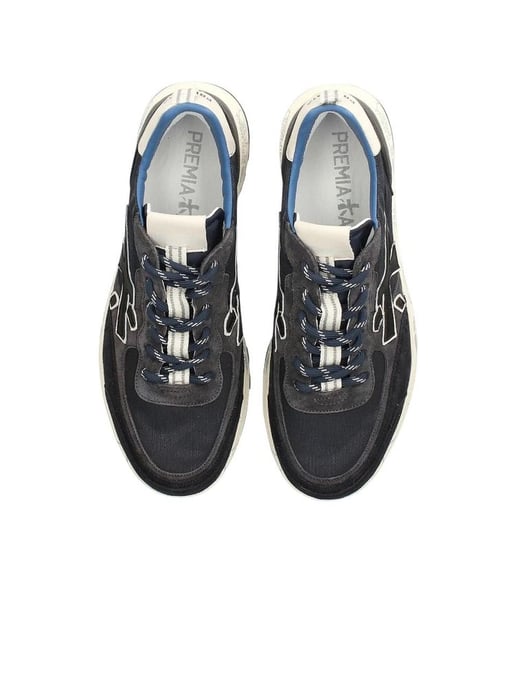 Premiata Sneakers Blauw/Wit - Image 2