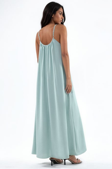 Ontspannen Pas Maxi Woven Jurk - Image 3