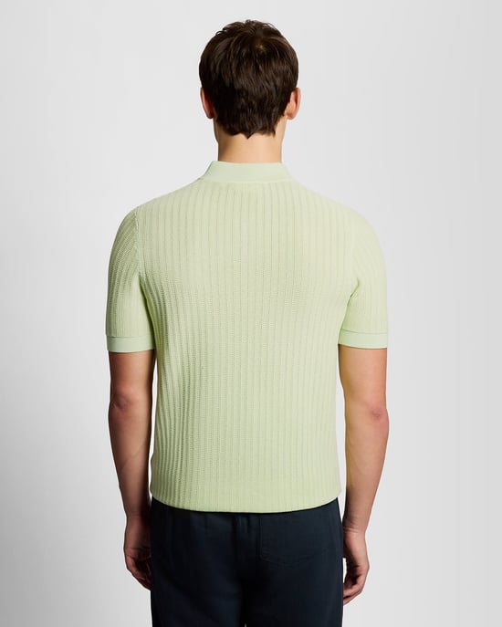 Superfijne Katoenen 1/4 Zip Gebreide Polo - Image 4