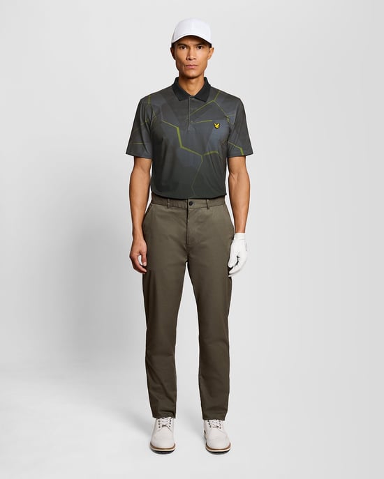 Geometrisk Grafisk Polo T-shirt - Image 2