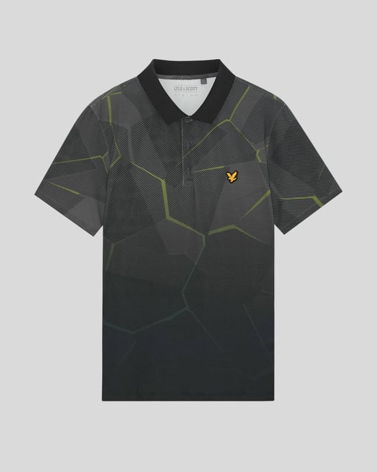 Geometrisk Grafisk Polo T-shirt - Image 5