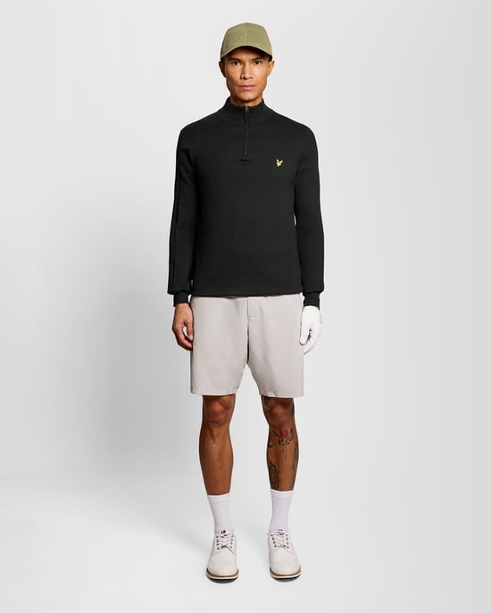 Cotton Blend 1/4 Zip Jumper - Image 2
