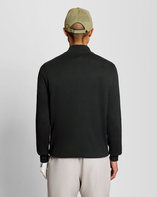 Cotton Blend 1/4 Zip Jumper - Image 4