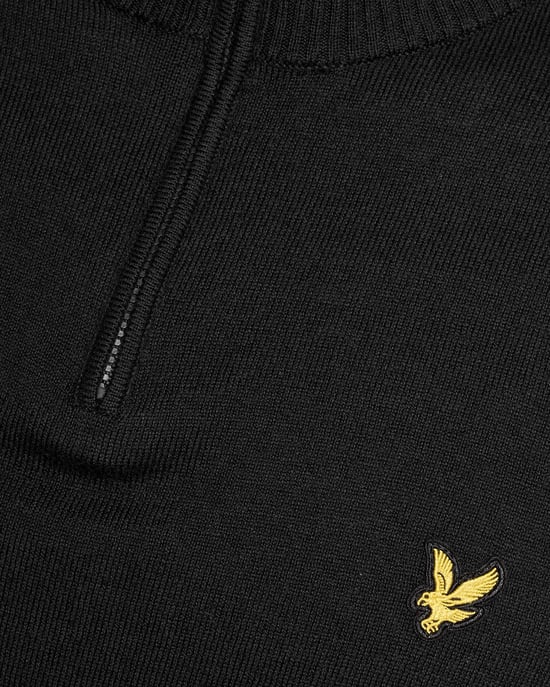 Cotton Blend 1/4 Zip Jumper - Image 6