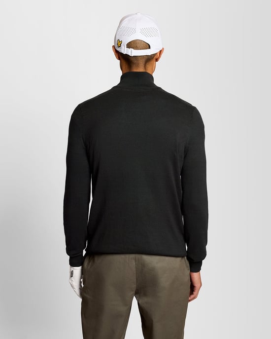 Cotton Tipped 1/4 Zip Jumper - Image 4