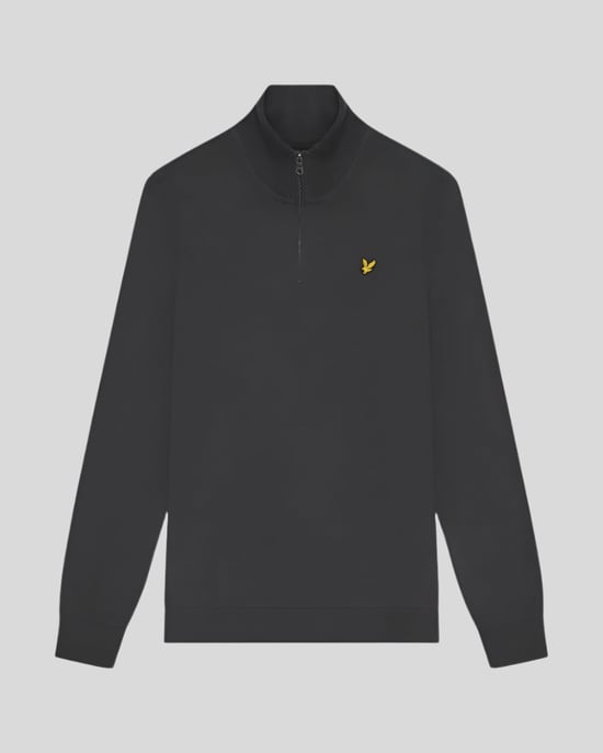 Cotton Loopback 1/4 Zip Sweatshirt - Image 1