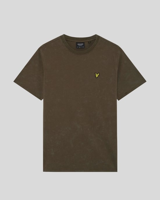 T-shirt i kraftig tvättad bomull - Image 5