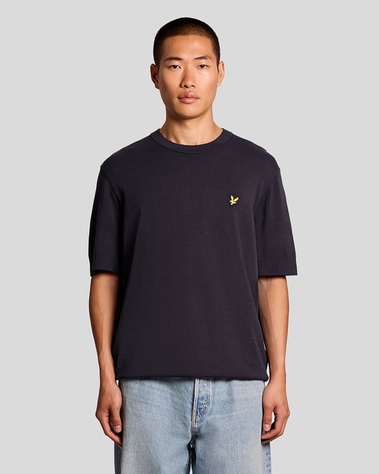Ontspannen Pasvorm Gehaakt T-shirt - Image 1