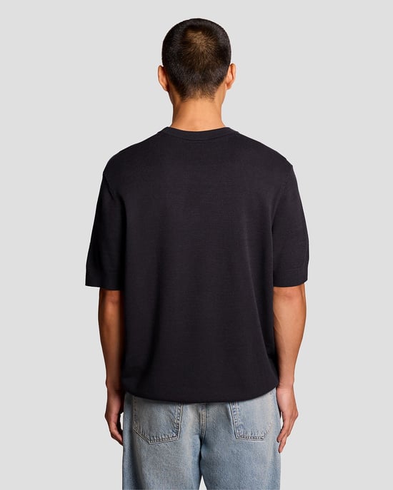 Ontspannen Pasvorm Gehaakt T-shirt - Image 4