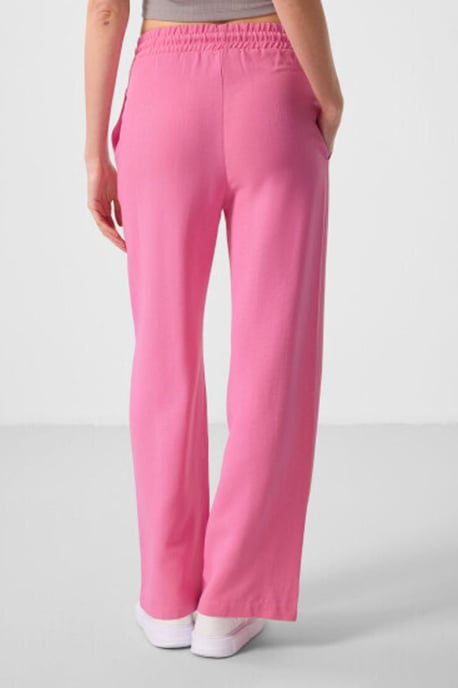 Mid-waist palazzo broek met koordjes - Image 5