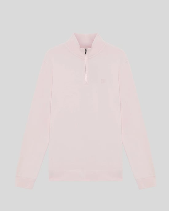 Superfin bomulls 1/4 zip sweatshirtrand - Image 1