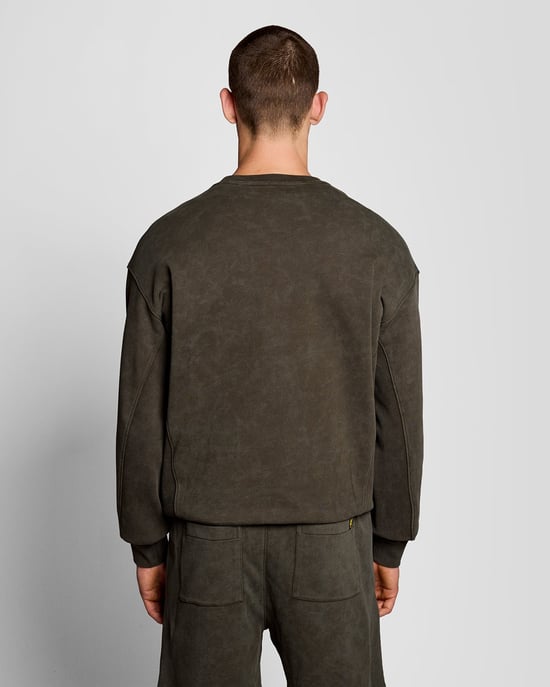Heavy Wash Cotton Sweatshirt - Image 4