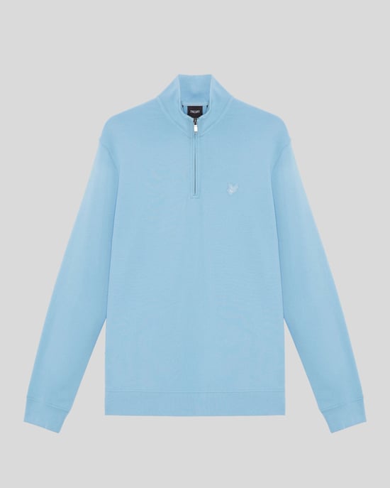 Superfijn Katoen 1/4 Zip Sweatshirt - Image 1