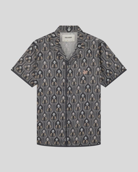 Korte Mouwen Botanische Graphic Shirt - Image 5