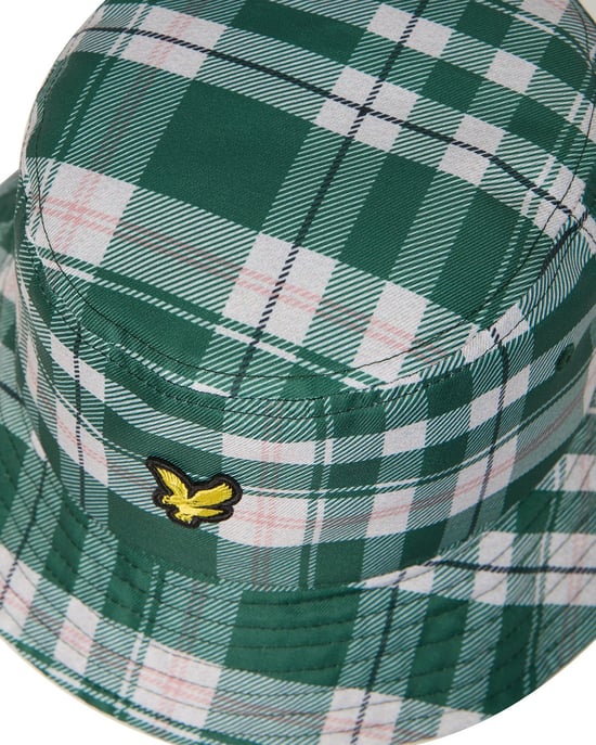 Tartan Print Bucket Hat - Image 3