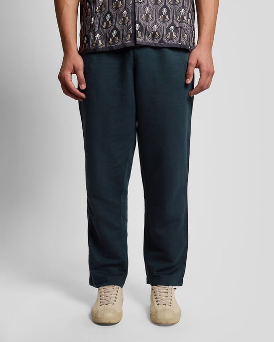 Ontspannen Pasvorm Linnenmix Broek - Image 2