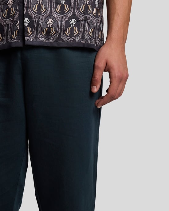 Ontspannen Pasvorm Linnenmix Broek - Image 3