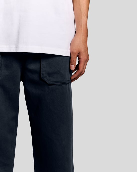 Rechthoekige Linnenmix Broek - Image 3